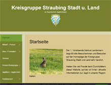 Tablet Screenshot of jagd-straubing.de